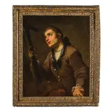 Giuseppe Bonito, Ritratto di gentiluomo in preghiera, oil on canvas