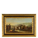 Francesco Simonini, Scena militare, oil on canvas