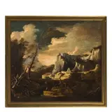 Pietro Montanini, Paesaggio con piramide