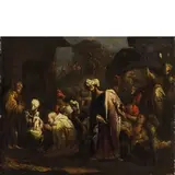 Pietro Ricchi, Adorazione dei Magi, oil on canvas