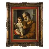 Ercole de Maria, San Giuseppe con il Bambino, oil on canvas