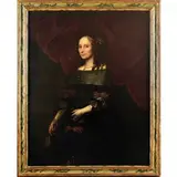 Giovanni Bernardo Carbone, Ritratto di dama, oil on canvas