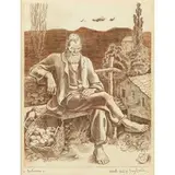 Alberto Helios Gagliardo, Autunno / Firmato 'Alberto Helios Gagliardo' in basso a destra, Incisione