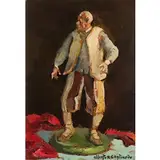 Figura di presepe / Firmato 'Alberto H Gagliardo' in basso a destra by Alberto Helios Gagliardo, oil on cardboard, offered Mar 2017