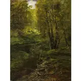 Bosco all'imbrunire by Carlo Paolo Agazzi, oil on canvas, offered Mar 2017