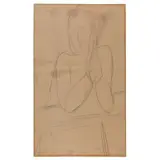 Amedeo Modigliani, Livorno 1884 - Parigi 1920 / Ragazza con le mani giunte, 1916