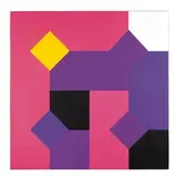 Bruno Munari, Milano 1907 - 1998 / Curva di Peano, 1975