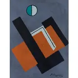 Mauro Reggiani, Nonantola 1897 - Milano 1980 / Composizione R9, 1962