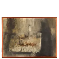 Giancarlo Cazzaniga, Monza 1930 / Interno Jazz, 1961, oil on canvas