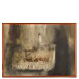 Giancarlo Cazzaniga, Monza 1930 / Interno Jazz, 1961, oil on canvas