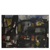 Giorgio Celiberti, Udine 1929 / Paesaggio, 1959/60, oil on canvas