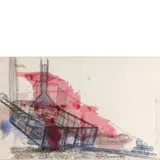 Dennis Oppenheim, Washington 1938 - New York 2011 / Study for Saturn-up, 1979