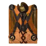 Bruno Ceccobelli, Montecastello Vibio 1952 / Attendere alle sue cose, mixed media and collage polimaterico