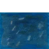 Mantova 1912 - Roma 1995 / Cangiante blu, 1982 by Giulio Turcato, oil and tecnica mista on canvas, offered May 2017