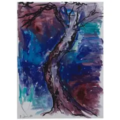 Bernd Zimmer, Planegg 1948 / Senza titolo, 1987, mixed media on paper