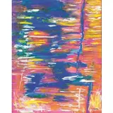 Antonio Corpora, Tunisi 1909 - Roma 2004 / I segni nuovi, 1990, acrylic on canvas