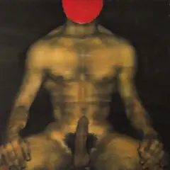 Pinerolo 1961 / Uomo seduto, 1998 by Daniele Galliano, mixed media on canvas, offered May 2017