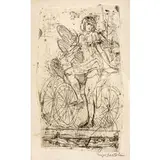 Luigi Bartolini, Cupramontana 1892 - Roma 1963 / Ragazza in bicicletta, 1939