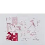 Gianfranco Baruchello, Livorno 1924 / L'armata rossa, 1976, lithograph a colori