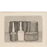 Giorgio Morandi, Bologna 1890 - 1964 / Natura morta con nove oggetti, 1954