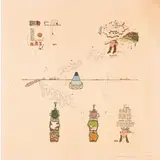 Gianfranco Baruchello, Livorno 1924 / L'Art Abstrait caché par les figures, 1983, lithograph a colori