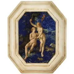 Adamo ed Eva by Giuseppe Cesari detto Cavalier d’Arpino, oil on lapislazzulo, offered May 2017
