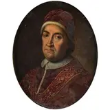 Giandomenico Porta, Ritratto di Papa Clemente XIV Ganganelli, oil on copper ovale