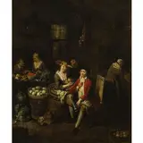 Jan Baptist Lambrechts, Scena d'interno di cucina