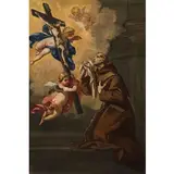 Claudio Francesco Beaumont, Santo in preghiera, oil on canvas
