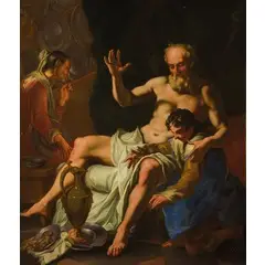Antonio Arrigoni, Giobbe, oil on canvas