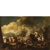 Marzio Masturzio, Battaglia