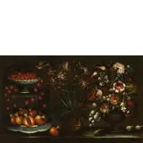 Coppia di nature morte by Giuseppe Volò detto Giuseppe Vicenzino, oil on canvas, offered May 2017
