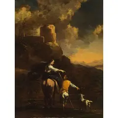 Paesaggio con viandanti by Jan Both, oil on canvas, offered May 2017