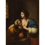 La Carità romana (Cimone e Pero) by Giovanni Andrea Sirani, oil on canvas, offered May 2017