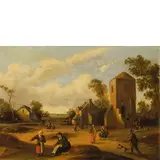 Joost Cornelisz Droochsloot, Paesaggio campestre / Siglato e datato in basso al centro: C.D.F.658