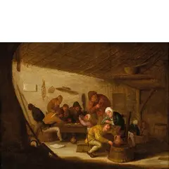 Anthonie Victoryns, Scena di taverna, oil on panel