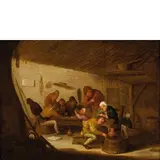 Anthonie Victoryns, Scena di taverna, oil on panel