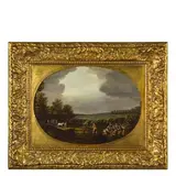 Jan Jacobsz. van der Stoffe, Coppie di battaglie, oil on panel