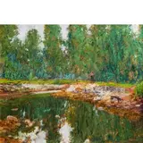 Giuseppe Sacheri, Genova 1863 - Pianfei (Cn) 1950 / Paesaggio / Firmato 'G Sacheri' in basso a destra
