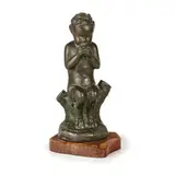 Genova 1893 - 1978 / Satiro / Firmato' R Castagnino' sulla base by Rodolfo Castagnino, bronze, offered May 2017