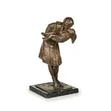 Franco Bargiggia, Genova 1888 - 1966 / Maternità / Firmato 'Franco Bargiggia' sulla base, timbro della fonderia, bronze