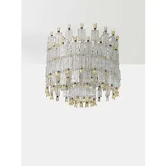 Senza titolo by A Ceiling Lamp By E. Barovier, offered Jun 2017