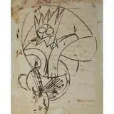 Fortunato Depero, Fondo 1892 - Rovereto 1960 / Schizzo per animale stilizzato, 1915 circa