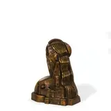 Renato Bertelli, Lastra di Signa 1900 - Firenze 1974 / Donna con pettine, 1936, terracotta dipinta a bronzo