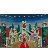San Pietroburgo 1901 - Milano 1988 / Scena del balletto Coppelia, 1938 / San Francesco, 1938 by Nicola Benois, tempera on cardboard, offered Nov 2017