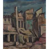 Fiorenzo Tomea, Zoppe' Di Cadore 1910 - Milano 1960 / Città, 1946