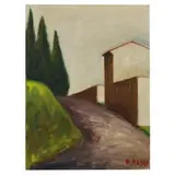 Firenze 1895 - Ivrea (To) 1957 / Strada, 1955 by Ottone Rosai, oil on canvas, offered Nov 2017