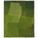 Alfredo Chighine, Milano 1914 - Pisa 1974 / Verde con forma bianca, 1968
