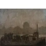 Anton Zoran Mušič, Boccavizza 1909 - Venezia 2005 / Canale della Giudecca, 1981