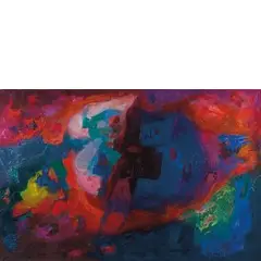Perugia 1924 - Roma 1993 / Notte inquieta, 1958 by Enzo Brunori, oil on canvas, offered Nov 2017